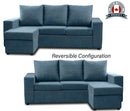 Nadia Sectional With Reversible Chaise