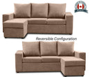 Nadia Sectional With Reversible Chaise