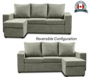 Nadia Sectional With Reversible Chaise