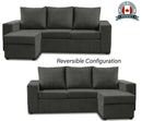 Nadia Sectional With Reversible Chaise