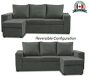 Nadia Sectional With Reversible Chaise