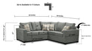 Nadia Sectional Made In Canada 2x2