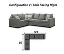 Nadia Sectional Made In Canada 3x2