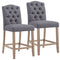 Lucius 26'' Counter Stool, set of 2, in Grey - sydneysfurniture