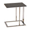 Dom Accent Table in Chrome & Black - sydneysfurniture