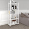Kuby Foldable 5-Tier Shelf in White