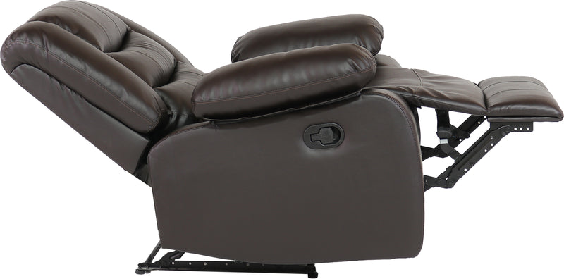 Black leather lazy boy chair - Furniture Warehouse Brampton