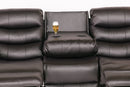Black Leather Recliner Sofa - Furniture Warehouse Brampton