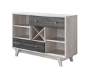 Multi Tiered Buffet (White Oak & Grey)