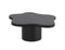 Mayal Large Black Coffee Table: Unique Freeform Mid-Century Modern Design