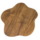 Mayal Mid-Century Modern Walnut Coffee Table with Unique Freeform Design