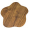 Mayal Mid-Century Modern Walnut Coffee Table with Unique Freeform Design