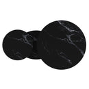 Elara Black Sintered Stone Coffee Table with Rotating Extendable Top