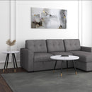 Emery Round White Faux Marble Coffee Table with Black Gold Legs