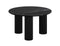 Jilsa Black Marble Top Coffee Table with Solid Mango Wood Base