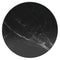 Jilsa Black Marble Top Coffee Table with Solid Mango Wood Base