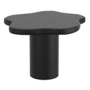 Mayal 2pc Coffee Table Set in Black: Mid-Century Modern Freeform Design for Any Home