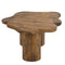 Mayal 2pc Modern Walnut Coffee Table Set, Solid Mango Wood, Nesting Design