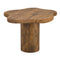 Mayal 2pc Modern Walnut Coffee Table Set, Solid Mango Wood, Nesting Design
