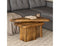 Draco 2-Piece Mid-Century Modern Solid Mango Wood Nesting Coffee Table Set