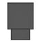 Quinn 2-Piece Contemporary Black Coffee Table Set with Nested Design