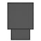Quinn 2-Piece Contemporary Black Coffee Table Set with Nested Design
