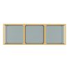 Elegant Casini 3-Piece Modular Gold Coffee Table Set with Mirrored Glass
