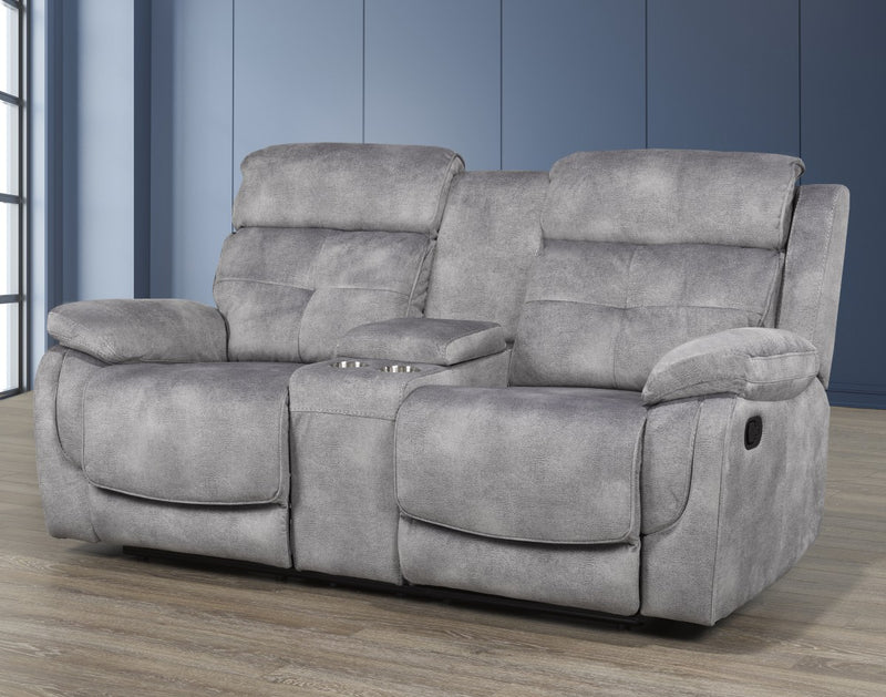 Serenity Recliner Loveseat (Grey)