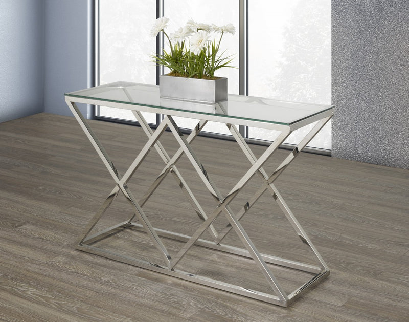 Nexus Sofa Table (Silver)