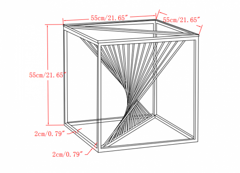 Harmony Side Table (Gold)