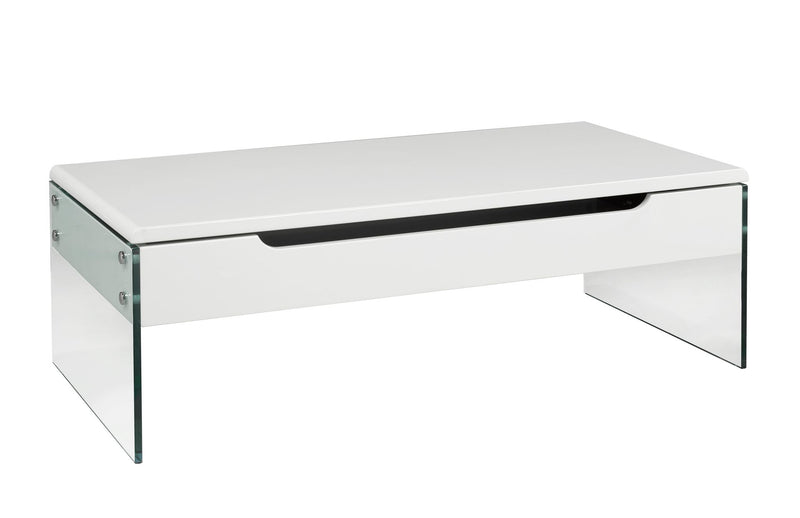 Alex Storage Coffee Table (White)