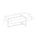 Storage Coffee Table (Grey)