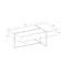 Storage Coffee Table (Grey)