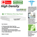 ORTHOPEDIC BOTH-SIDED HIGH DENSITY FOAM TIGHT TOP MATTRESS (MADE IN CANADA)