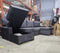 Laurentian Sectional Sofa Bed With 2 Storage Chaise - Made In Canada