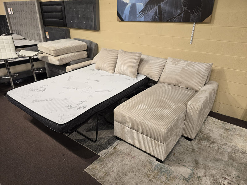 Cloud Sofa bed with Storage Chaise