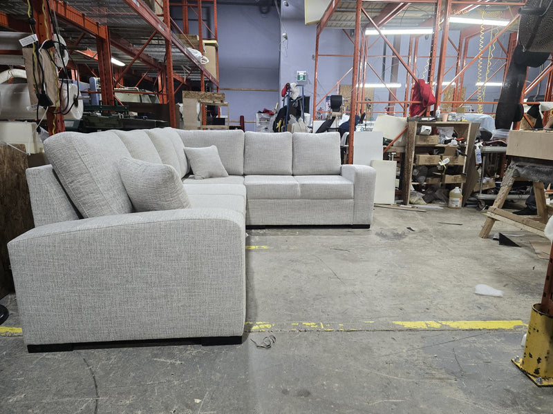 Banff Sectional Sofa Bed With Storage Seats - Made In Canada