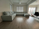 Harbour Sofa Bed Sectional With Wireless Chargers, Cup Holders & Storage Chaise- Made In Canada
