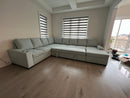 Harbour Sofa Bed Sectional With Wireless Chargers, Cup Holders & Storage Chaise- Made In Canada