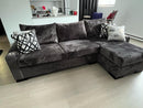 Cloud Sofa with Double Size Bed and Storage Chaise