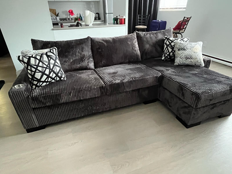 Cloud Sofa with Double Size Bed and Storage Chaise
