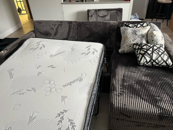 Cloud Sofa with Double Size Bed and Storage Chaise