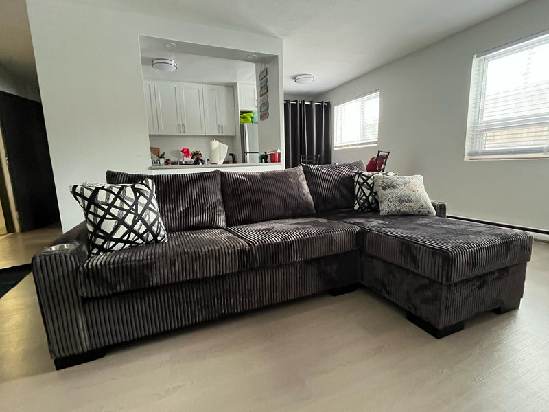 Cloud Sofa with Double Size Bed and Storage Chaise