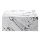 [ Abby Rectangular Coffee Table in Bulgari White ] - Custom Furniture Manufacturer Brampton, Toronto, Vaughan, Mississauga, Ontario, Oakville, Hamilton