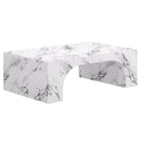 [ Addy Rectangular Coffee Table in Bulgari White ] - Custom Furniture Manufacturer Brampton, Toronto, Vaughan, Mississauga, Ontario, Oakville, Hamilton