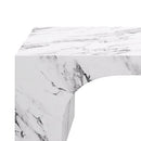 [ Addy Rectangular Coffee Table in Bulgari White ] - Custom Furniture Manufacturer Brampton, Toronto, Vaughan, Mississauga, Ontario, Oakville, Hamilton