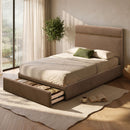 [ Anne 60" Queen Platform Bed ] - Custom Furniture Manufacturer Brampton, Toronto, Vaughan, Mississauga, Ontario, Oakville, Hamilton