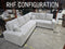 Banff Sectional Sofa Bed With Storage Seats - Made In Canada