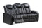 Power Recliner Sofa With USB Chargers + LED Lights & More (Black)