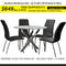 Genesis Round Dinette Set 5 Pcs (available Black & White)